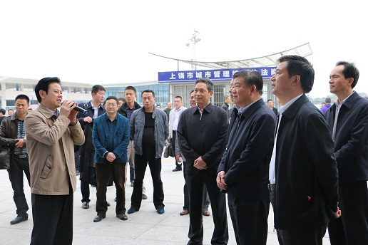 全國(guó)人大副委員長(zhǎng)、中國(guó)紅十字會(huì)會(huì)長(zhǎng)陳竺在上饒市調(diào)研，并視察綜合交通樞紐等項(xiàng)目