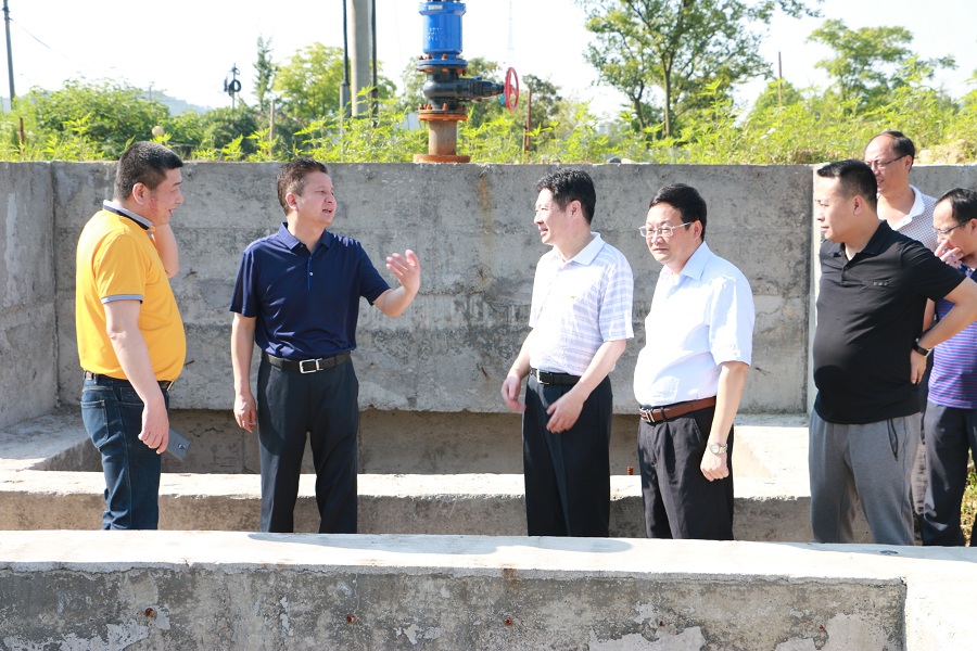 市委常委、市政府副市長廖其志全面深入調(diào)研城投集團(tuán)引水工程項(xiàng)目和污水處理廠改擴(kuò)建西遷項(xiàng)目
